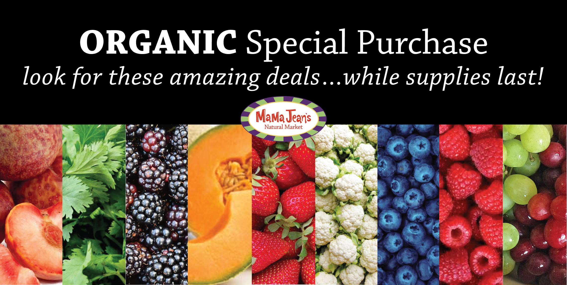 organic produce sales