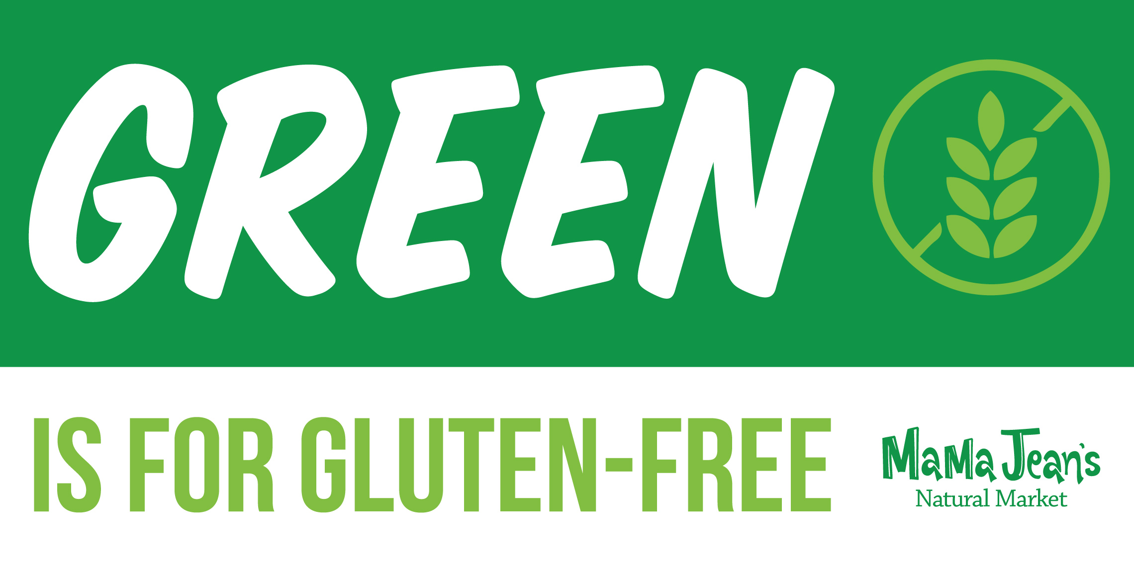 green is for gluten-free