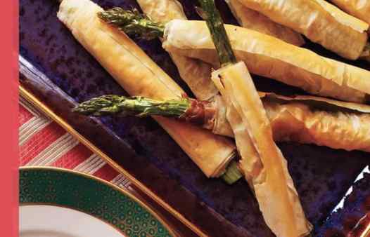 Prosciutto & Phyllo Wrapped Asparagus